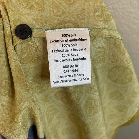 Hemant & Nandita 100% Silk Sequin Embellishments Boho Maxi Dress - Picture 12 of 14